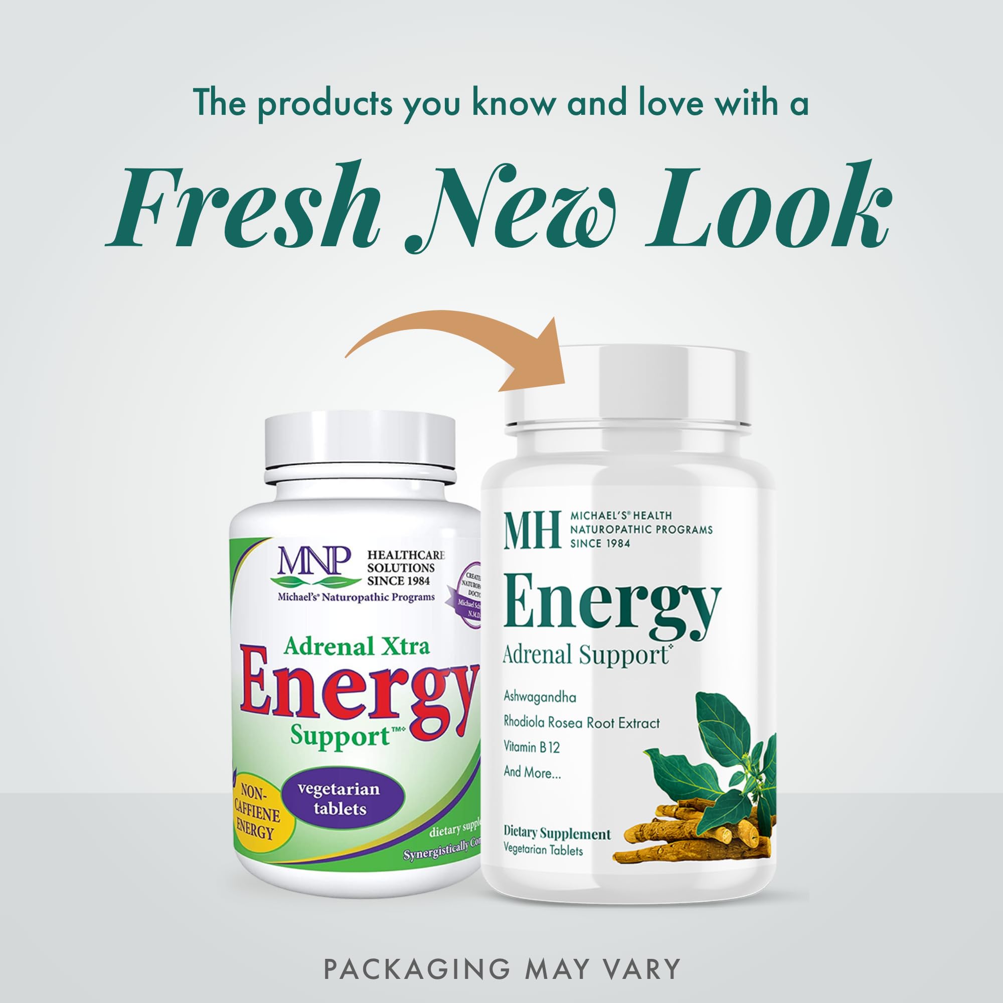 Rhodiola Rosea visual in Michael's Adrenal Xtra highlighting pantothenic acid synergy