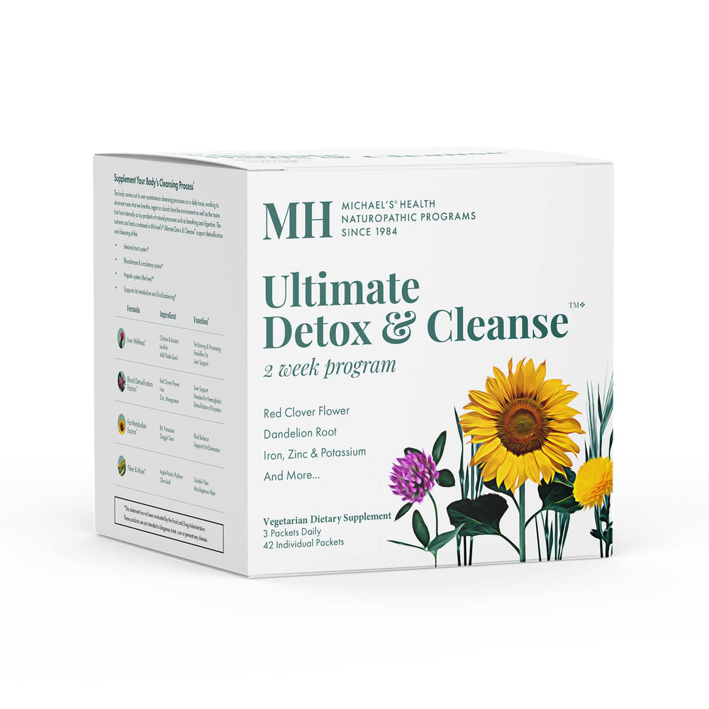 Michaels Detox 14-day program display for steady daily support.