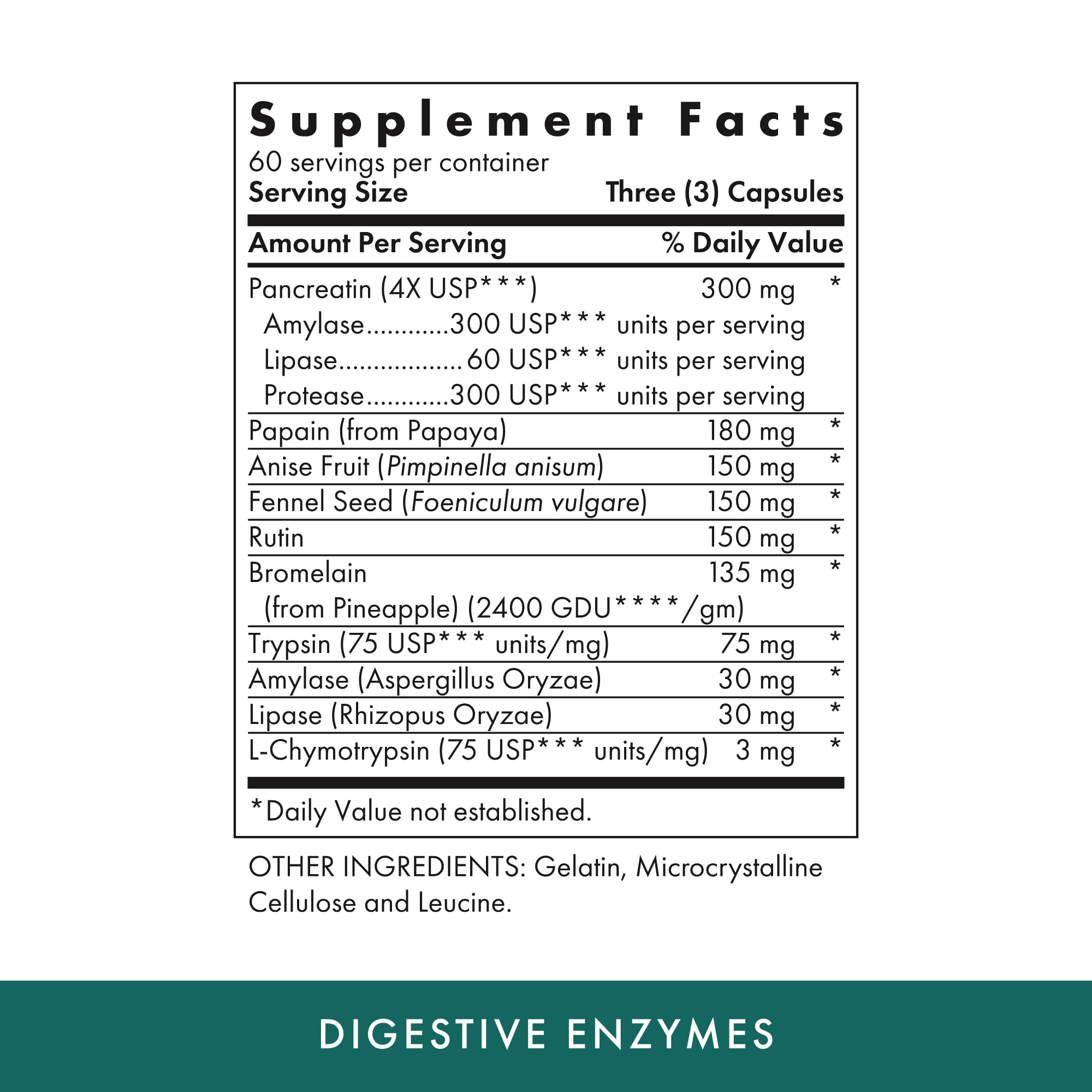 Michaels Digestive Enzymes capsules pouring, convenient intake with meals.