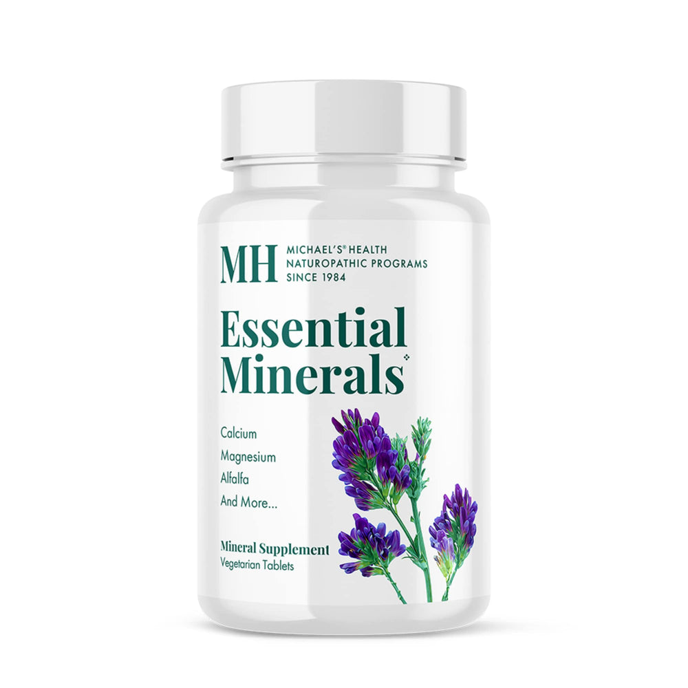 MICHAEL'S Essential Minerals bottle for daily mineral support.