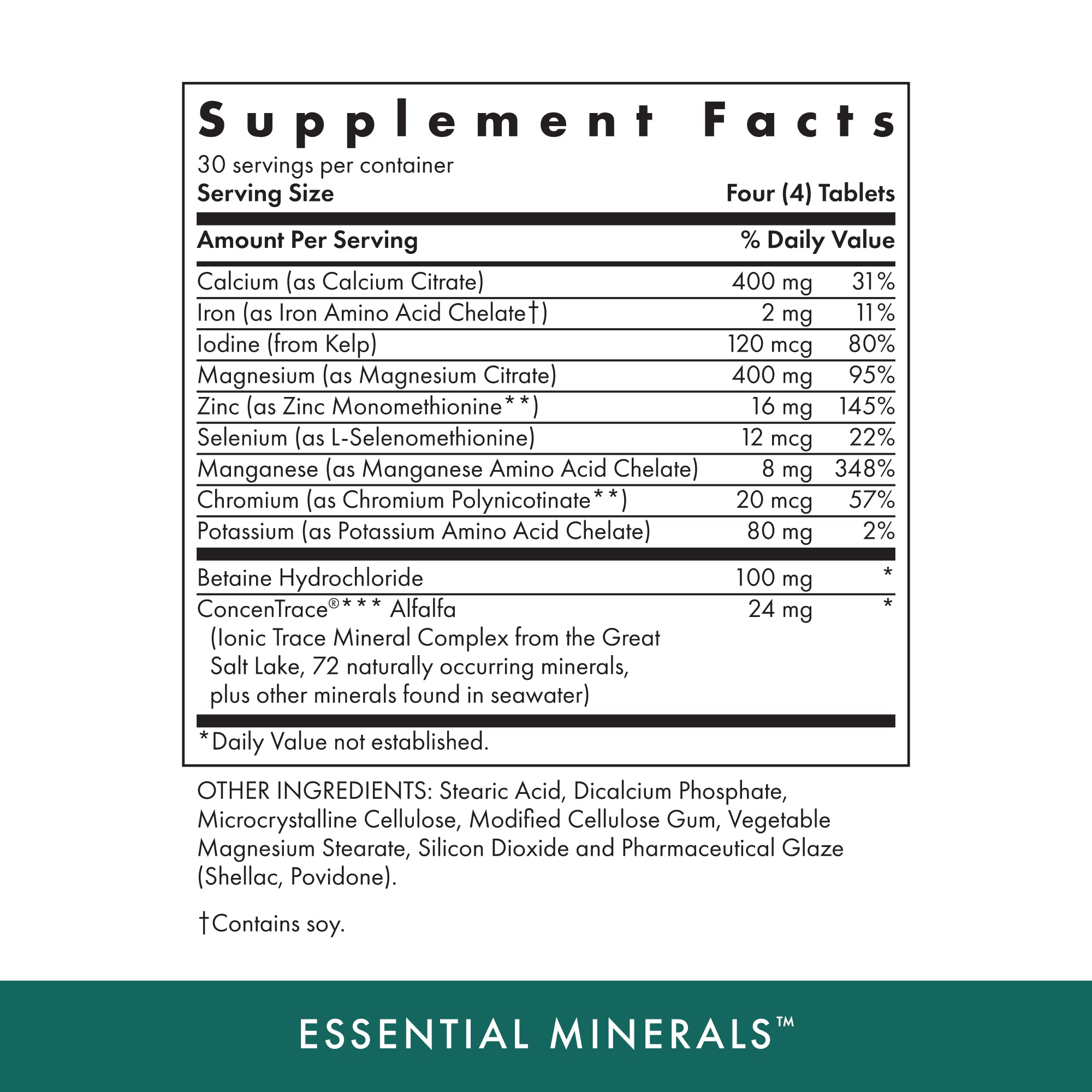 MICHAEL'S Essential Minerals displayed in a daily routine setup.