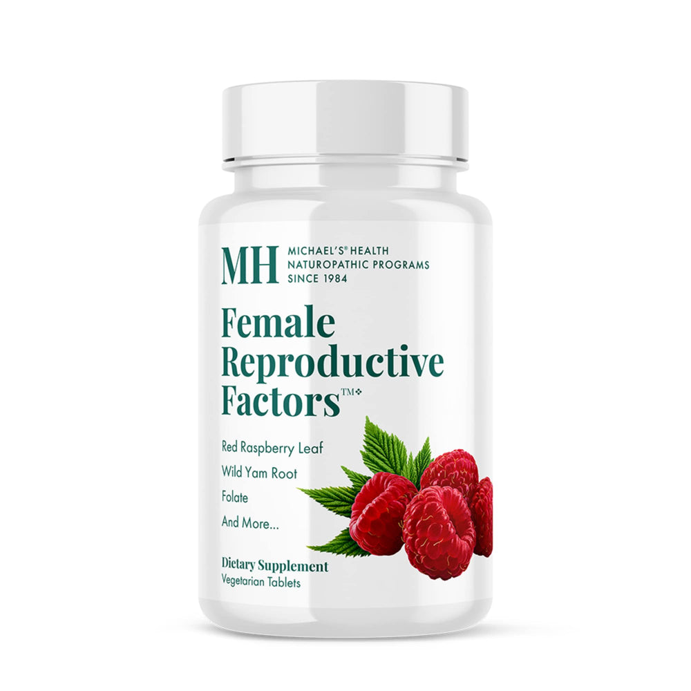 MICHAEL'S Female Reproductive Factors bottle for daily reproductive support.