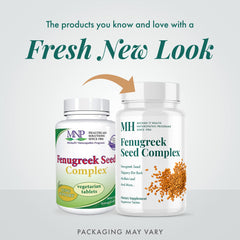 MICHAEL'S Fenugreek Seed Complex tablets close-up showing vegetarian formula.