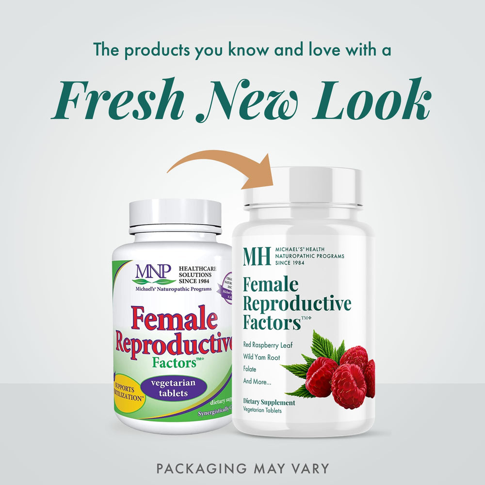 MICHAEL'S Folate tablets closeup highlighting reproductive wellness nutrients.
