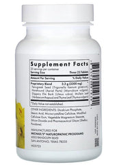 MICHAEL'S LNG tablets close-up emphasizing high-potency herbs for lung function.
