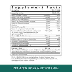 Close-up of MICHAEL'S vegetarian tablets designed for ages 9 to 12.
