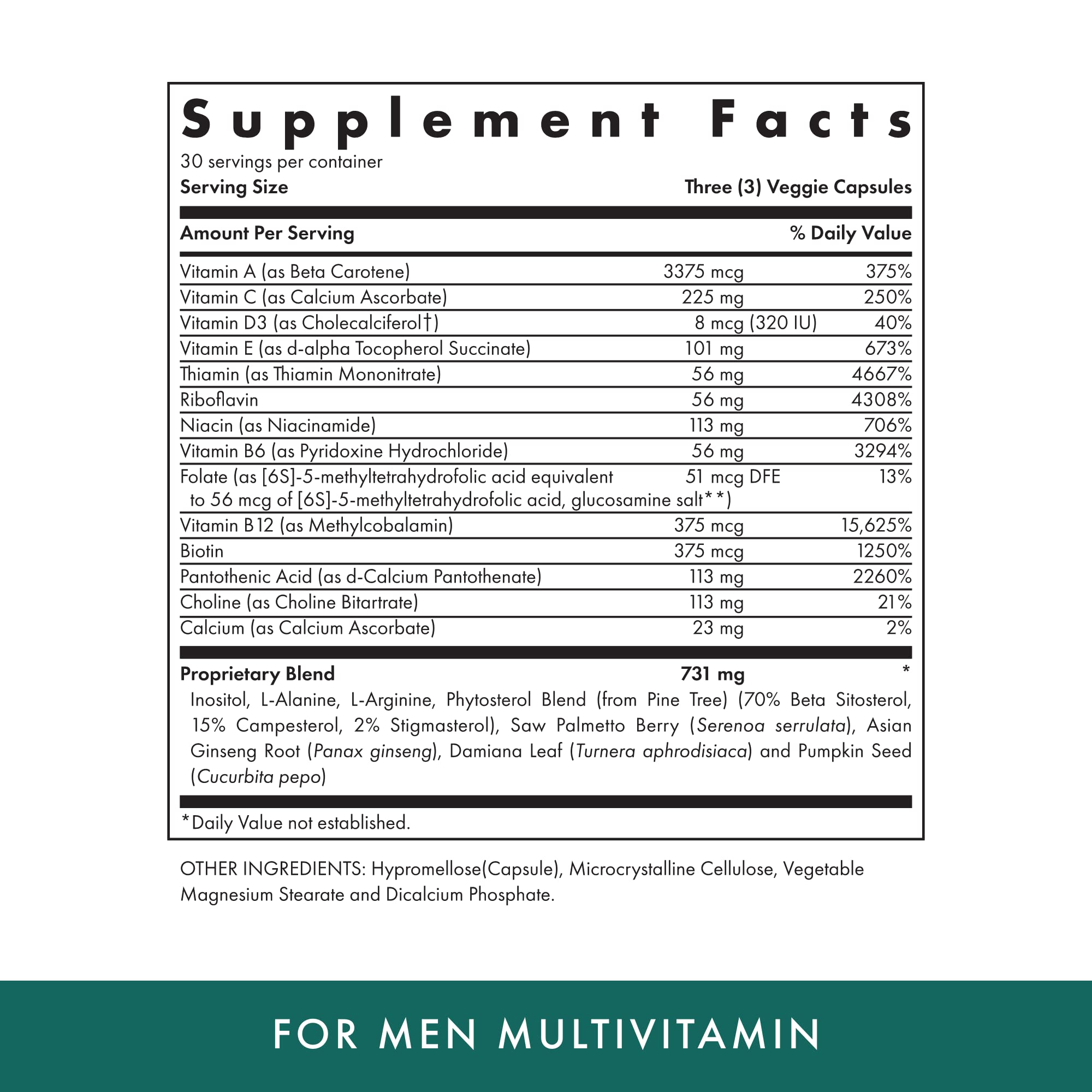 MICHAEL'S Naturopathic Men capsules closeup highlighting high-potency formula