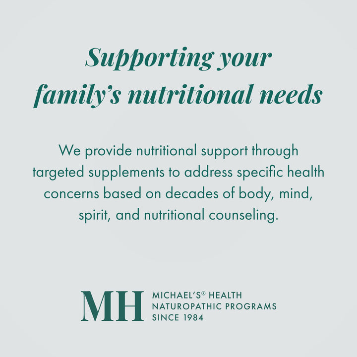 Whole bottle of MICHAEL'S Water Balance Factors for everyday wellness.