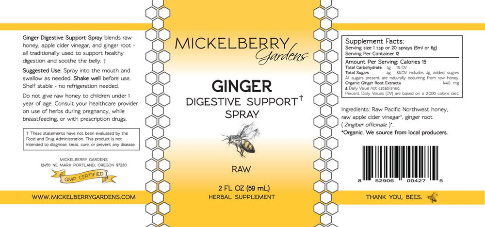 Lifestyle shot showing a daily wellness routine with ginger spray.