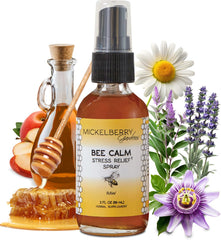 Mickelberry Gardens Relaxation Honey Spray bottle ready to soothe moments of tension.
