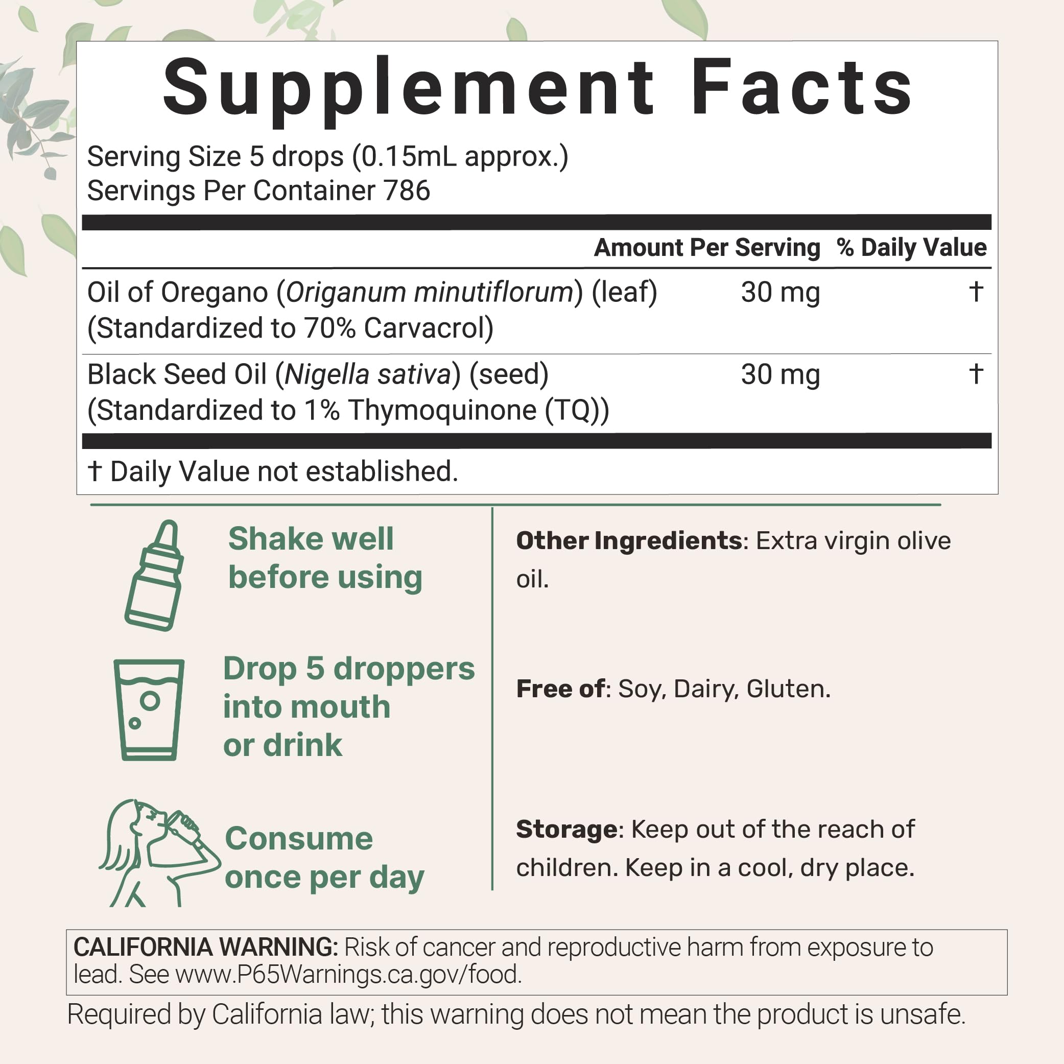 Micro Ingredients 2-in-1 dropper close-up shows easy dispensing for daily use.