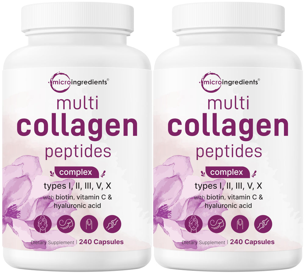 Micro Ingredients 2Pack Multi Collagen bottle for daily wellness