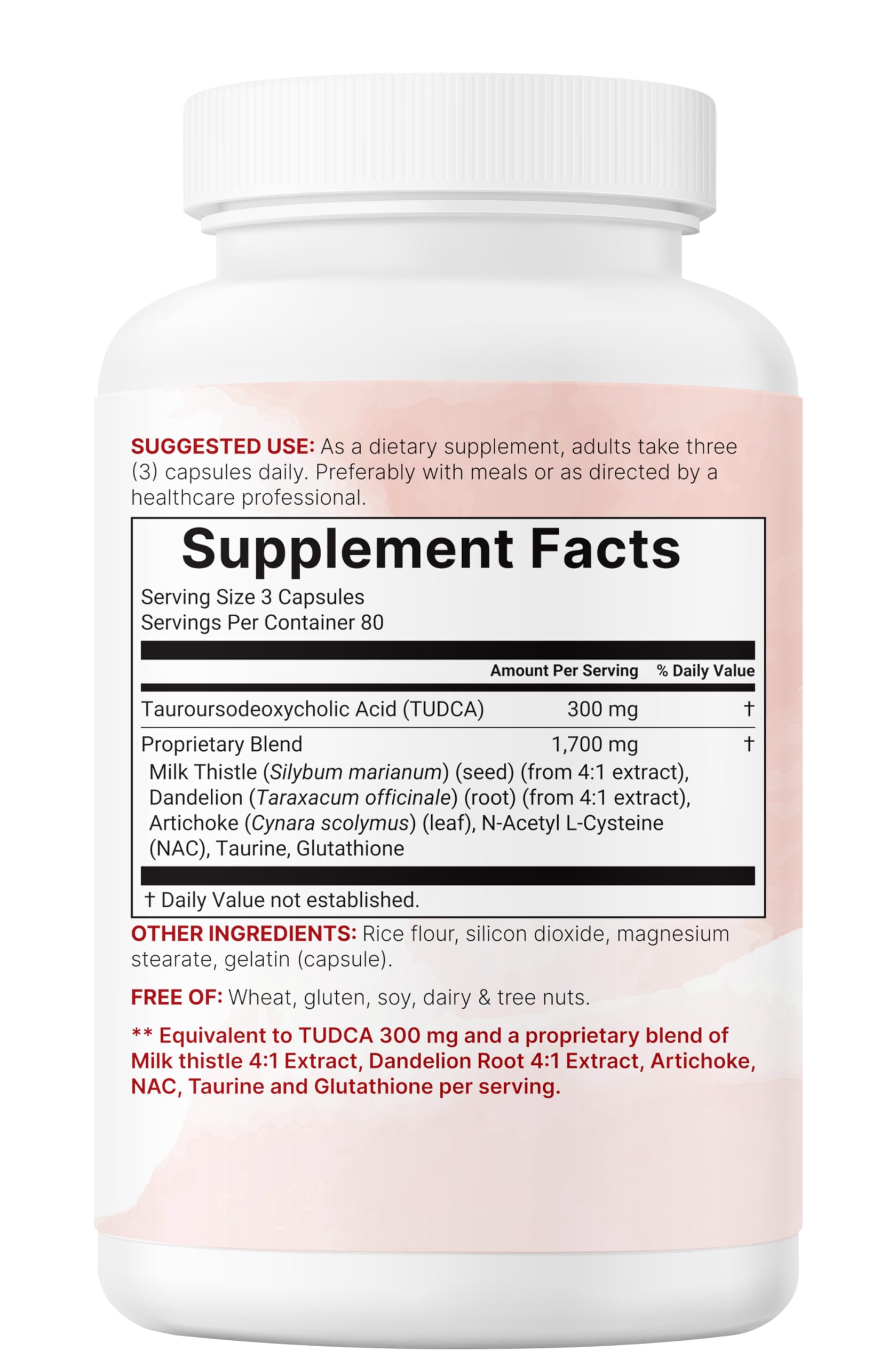 Micro Ingredients 7-in-1 blend label on bottle indicating comprehensive formula