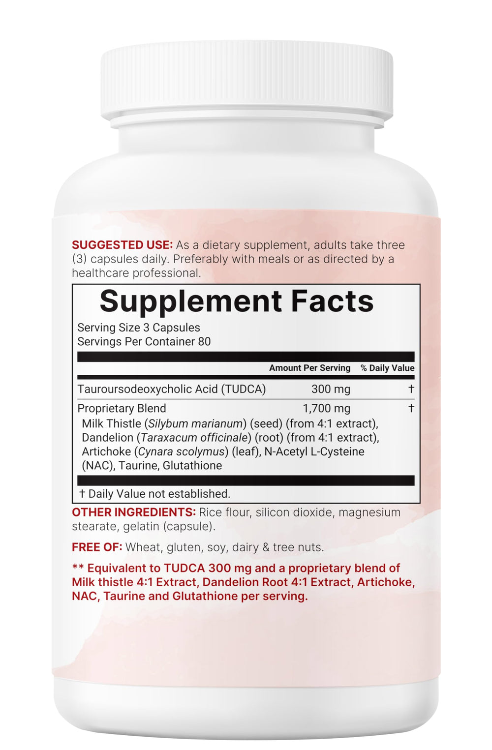Micro Ingredients 7-in-1 blend label on bottle indicating comprehensive formula