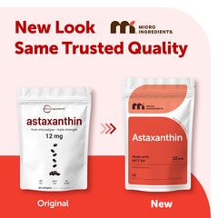 Astaxanthin with MCT oil softgels from Micro Ingredients for enhanced absorption