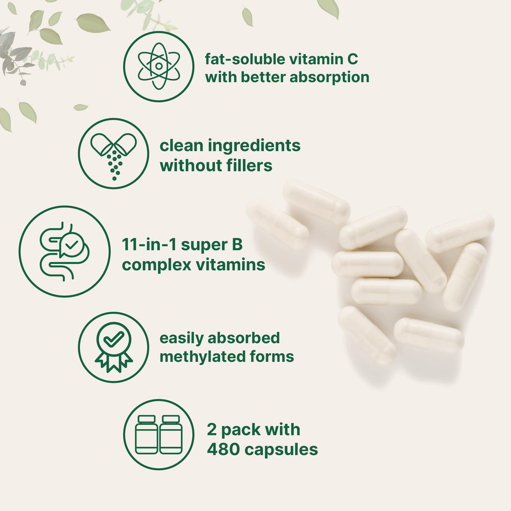 Two-pack packaging of Micro Ingredients B Complex for value and consistency.