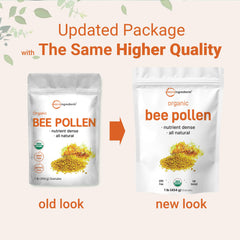 Micro Ingredients bee pollen granules fresh-harvest visuals promote a raw, unadulterated taste