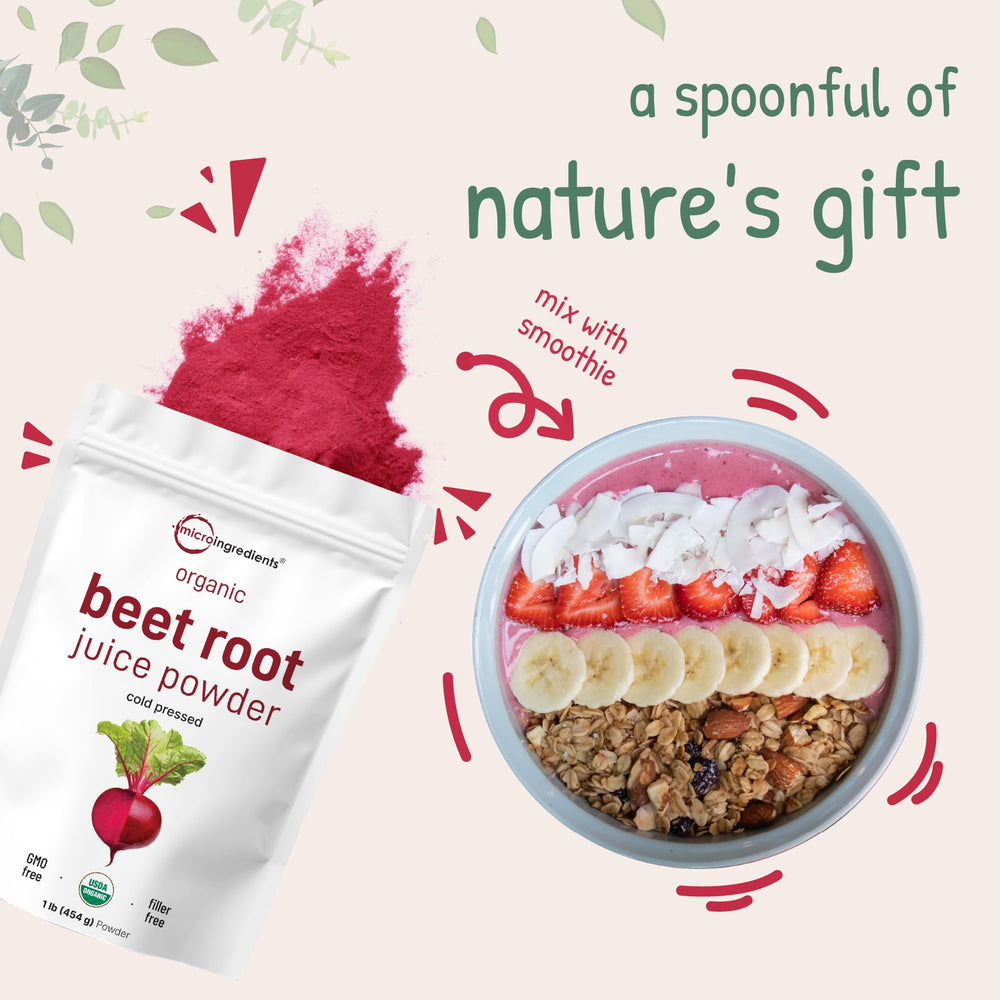 Micro Ingredients beet powder used in baking and sauces for color and flavor
