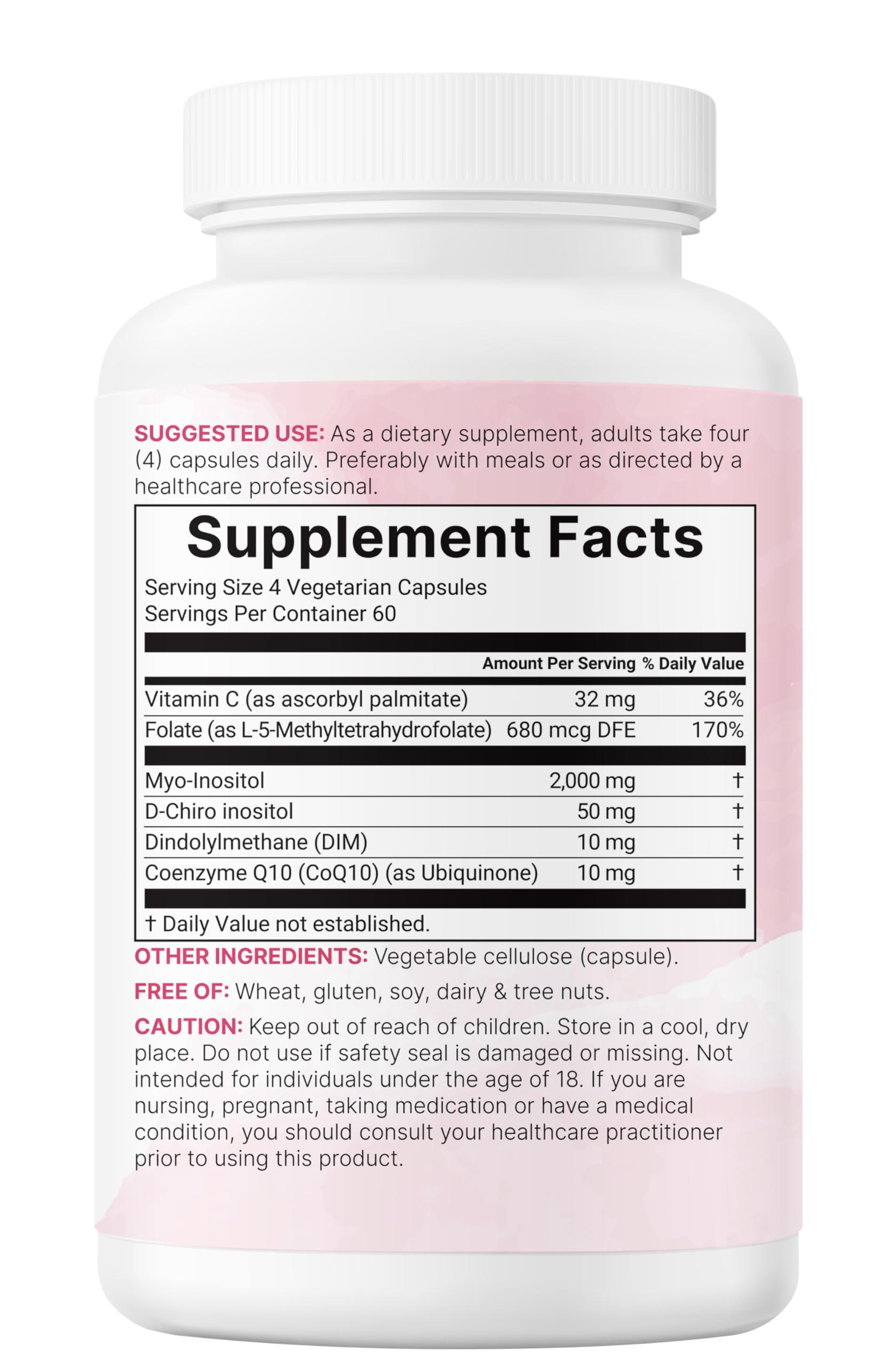 Micro Ingredients bottle on shelf emphasizing non-GMO and allergen-free formulation.