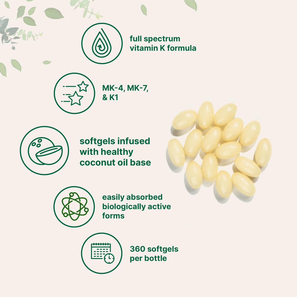 Micro Ingredients coconut oil carrier enhances K vitamin absorption.