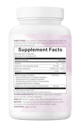 Micro Ingredients collagen types I–X label highlighting full-spectrum support
