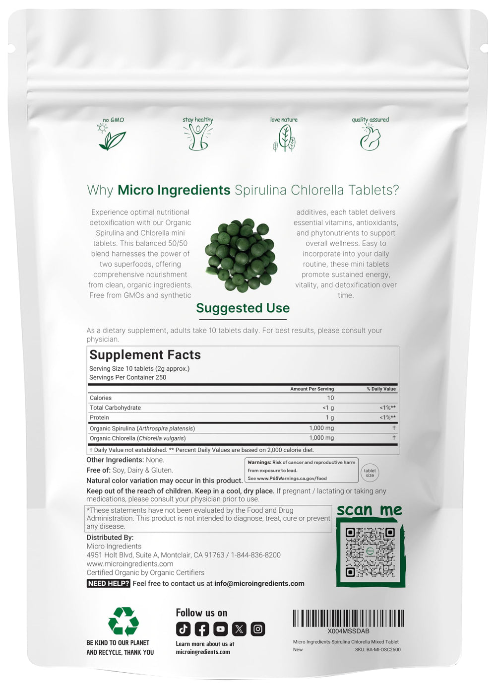 Close-up of cracked cell wall mini tablets suggesting enhanced nutrient access