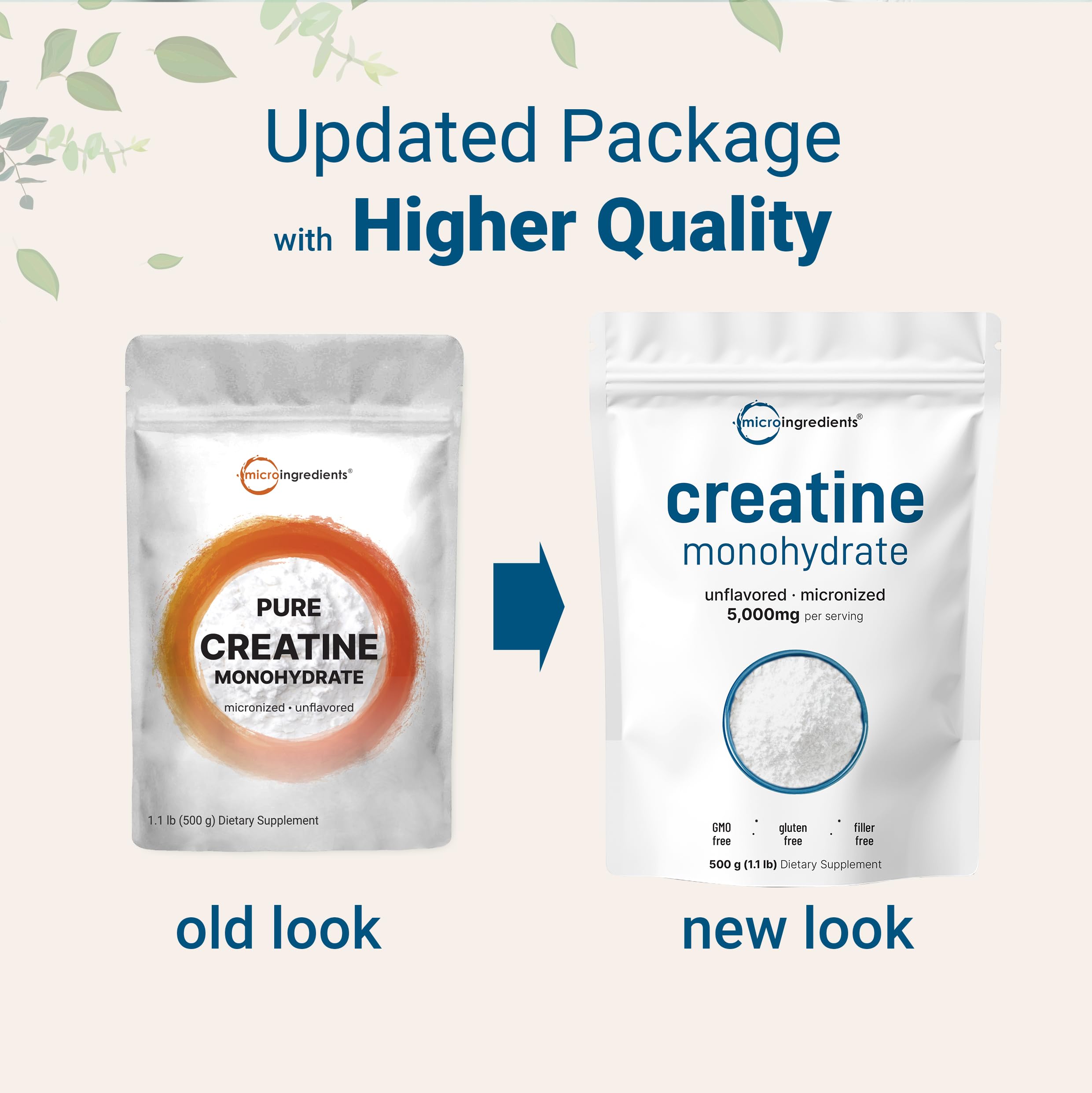 Creatine Monohydrate dissolves easily in water or juice with Micro Ingredients