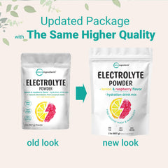 Micro Ingredients electrolyte powder pour into shaker highlights quick-mix for on-the-go use