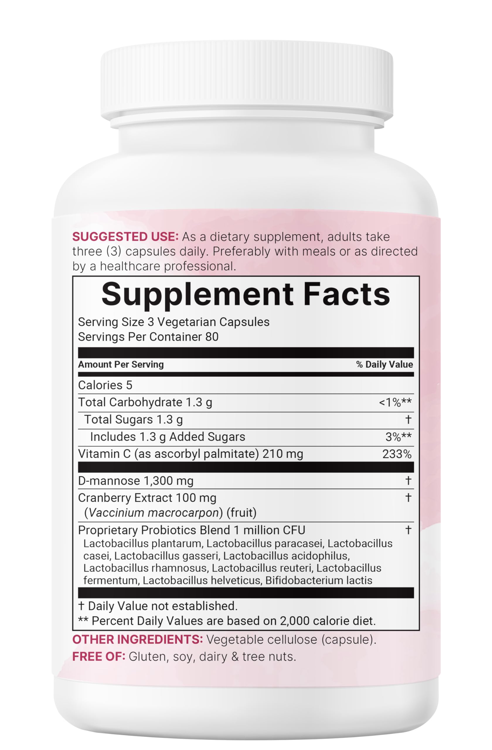 Filler-free and non-GMO badge on Micro Ingredients packaging
