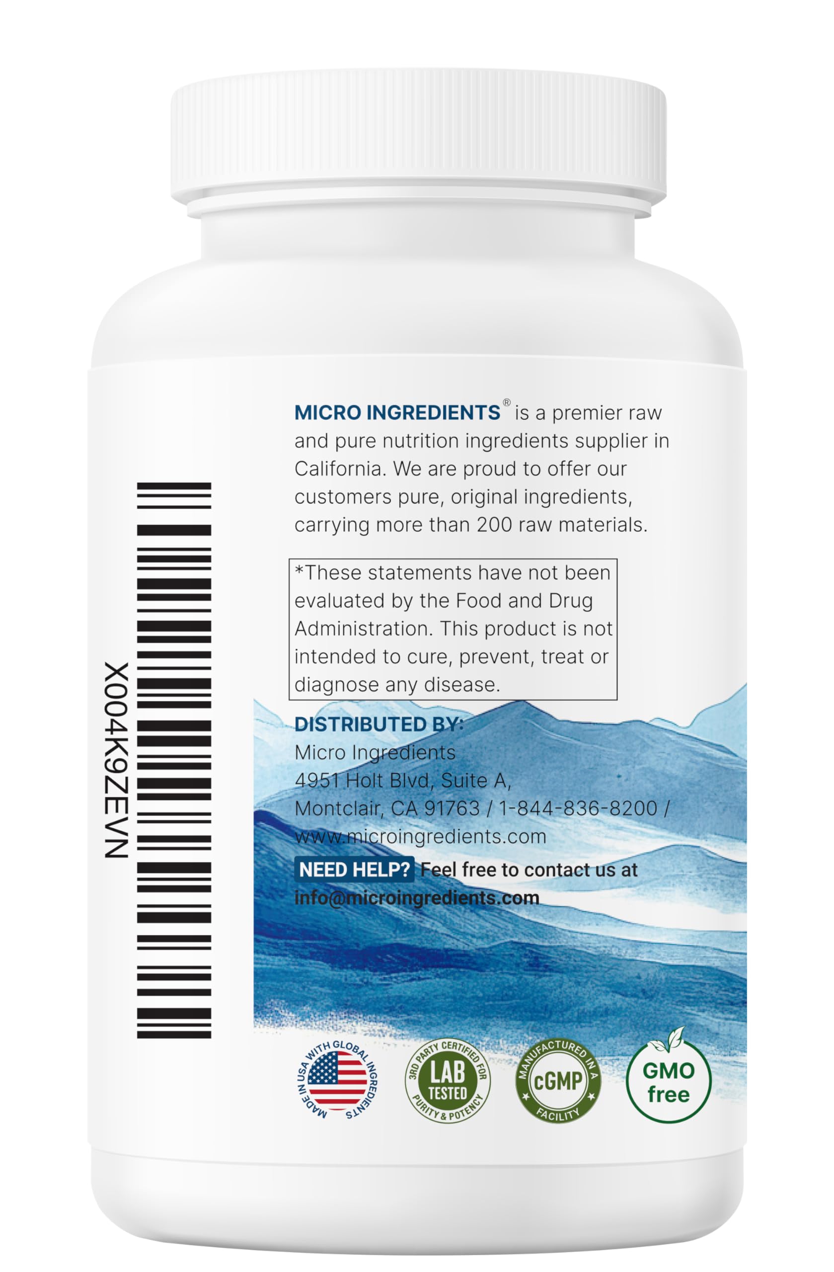 Micro Ingredients Glutathione verified by third-party labs for safety and potency.