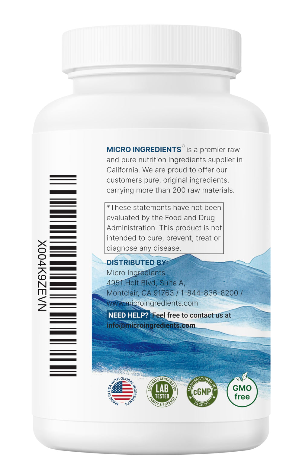 Micro Ingredients Glutathione verified by third-party labs for safety and potency.