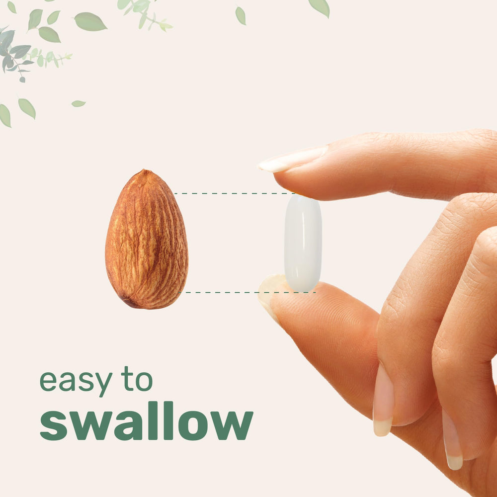 Non-GMO gluten-free soy-free HMB softgels designed for sensitive diets.
