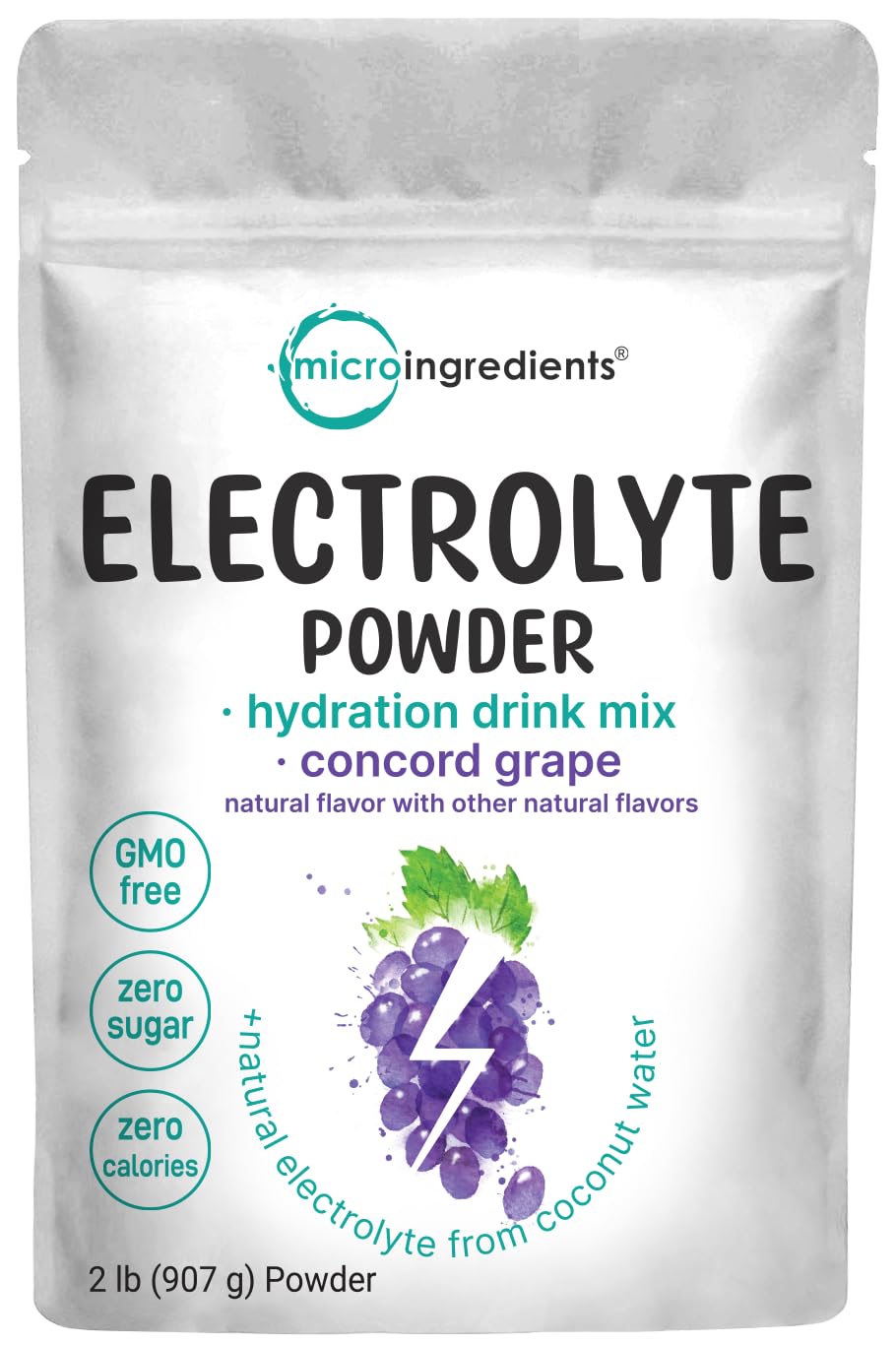 Micro Ingredients Hydration Electrolyte Concord Grape tub for refreshing mineral support