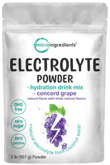 Micro Ingredients Hydration Electrolyte Concord Grape tub for refreshing mineral support