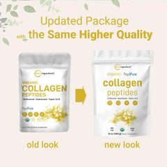 Micro Ingredients hydrolyzed PeptPure formula label highlights faster absorption.
