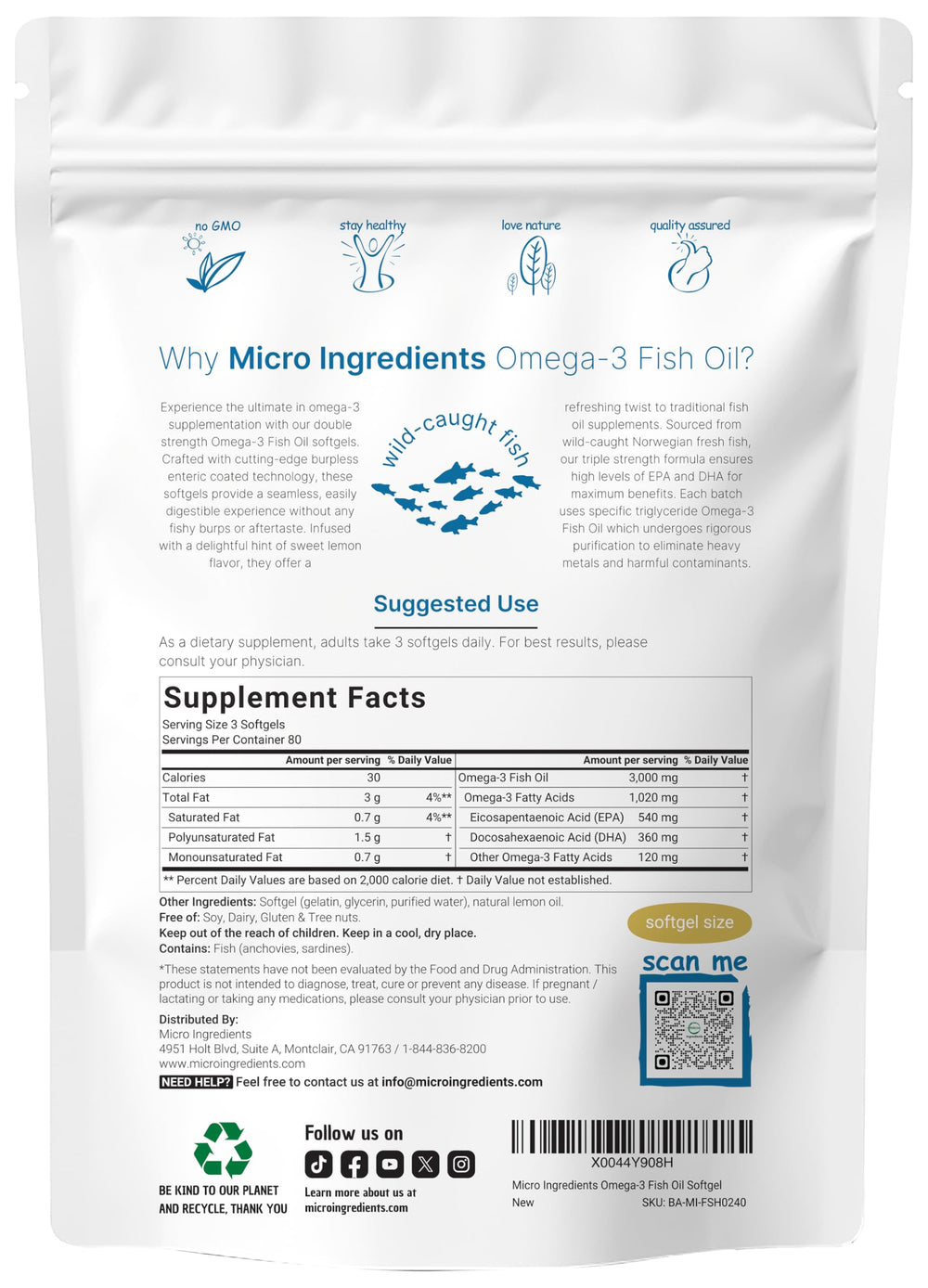 Close-up of lemon-flavored softgels from Micro Ingredients.