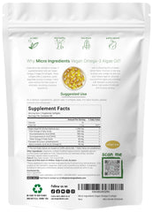 Micro Ingredients 240-softgel bottle emphasizes convenient daily omega-3 with DHA