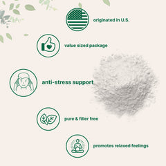 Magnesium citrate powder in a glass showing convenient mix for nutrition.