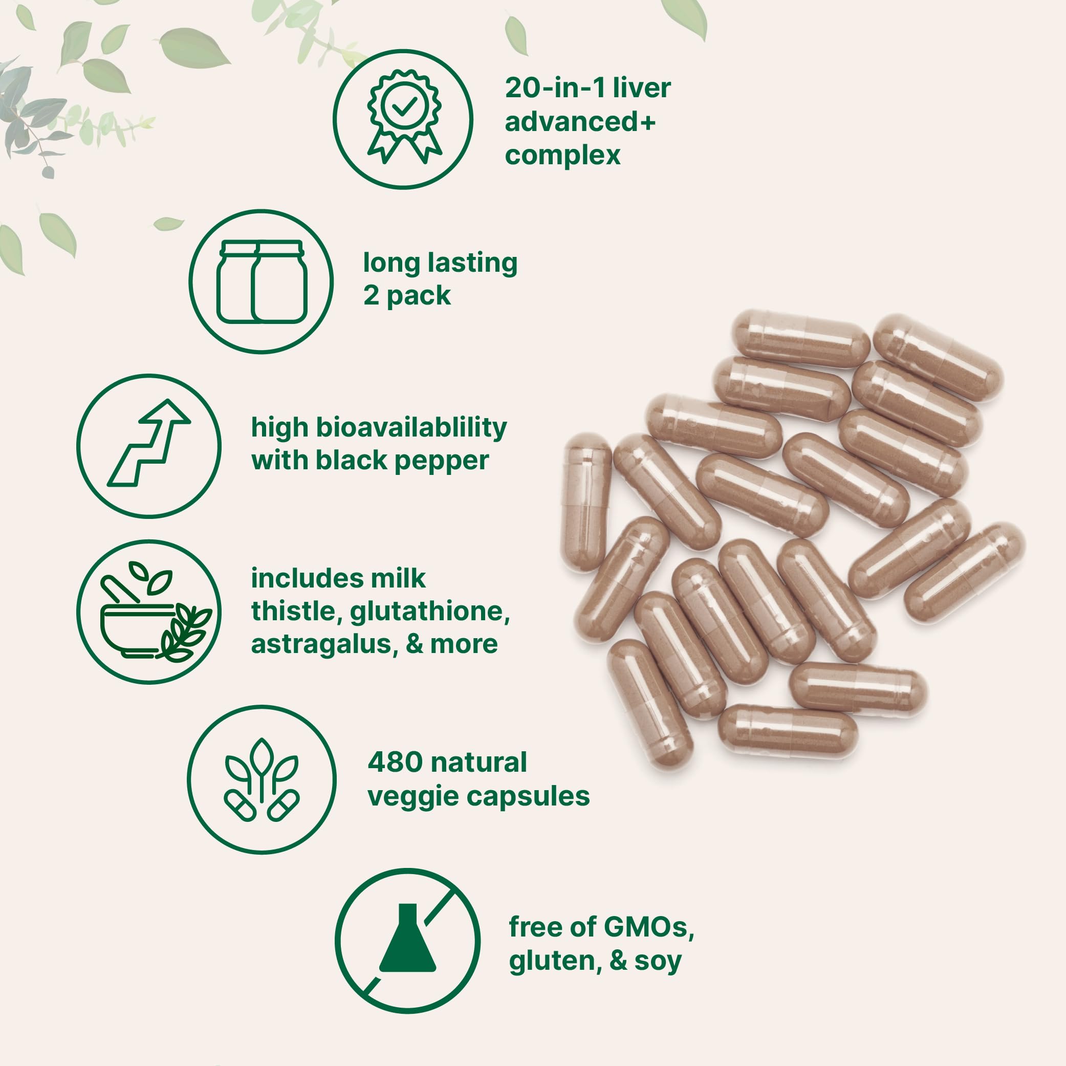 Micro Ingredients milk thistle capsules for liver support