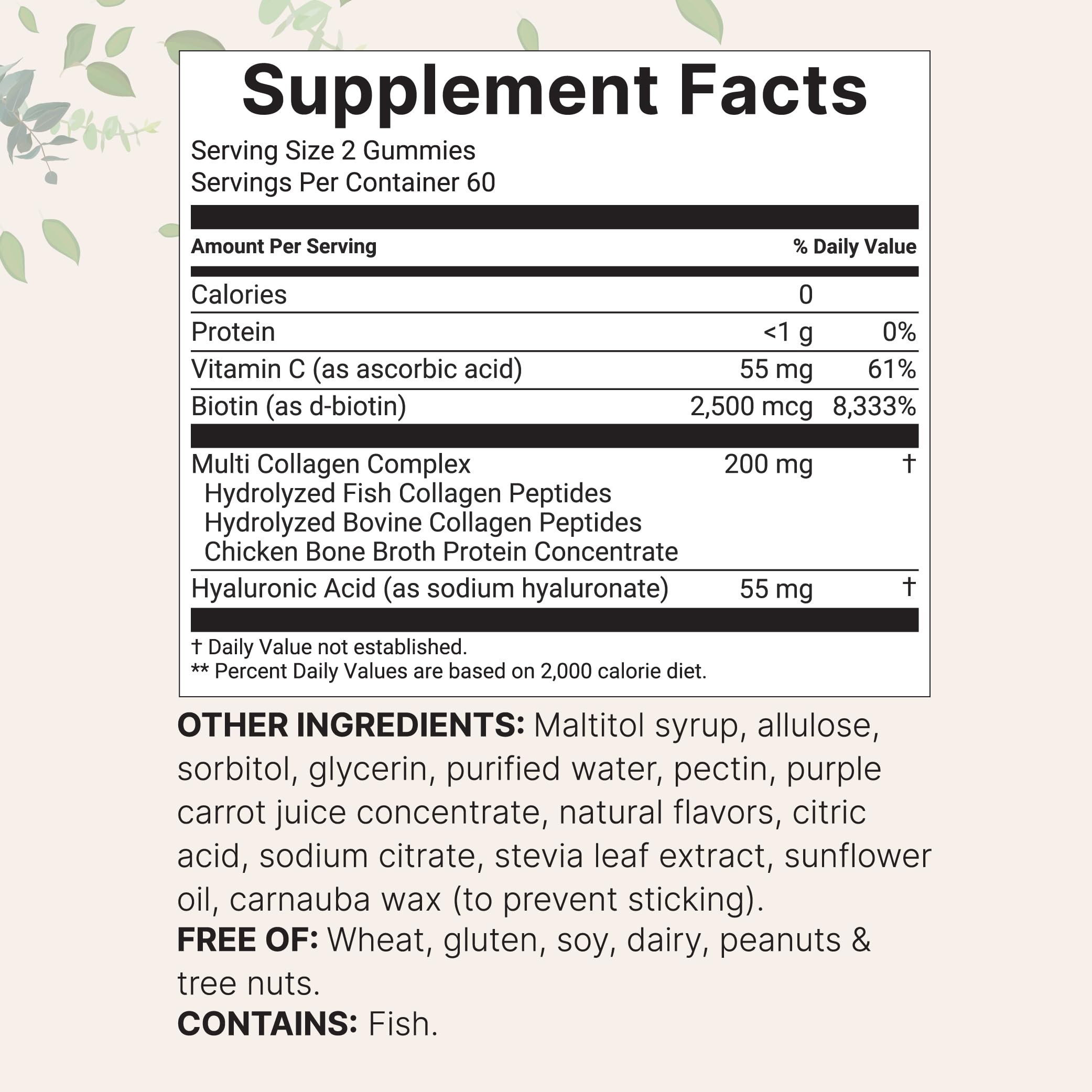 Hyaluronic acid icon highlights hydration benefits in Micro Ingredients gummies.
