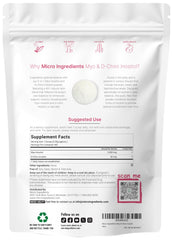Scoop-dispense view shows Micro Ingredients daily serving