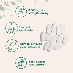 Micro Ingredients Nitric Oxide pouch with 240 tablets ready for daily use