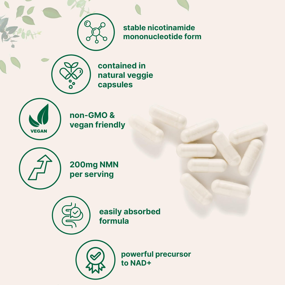 Micro Ingredients NMN label detail highlights non-GMO and third-party testing