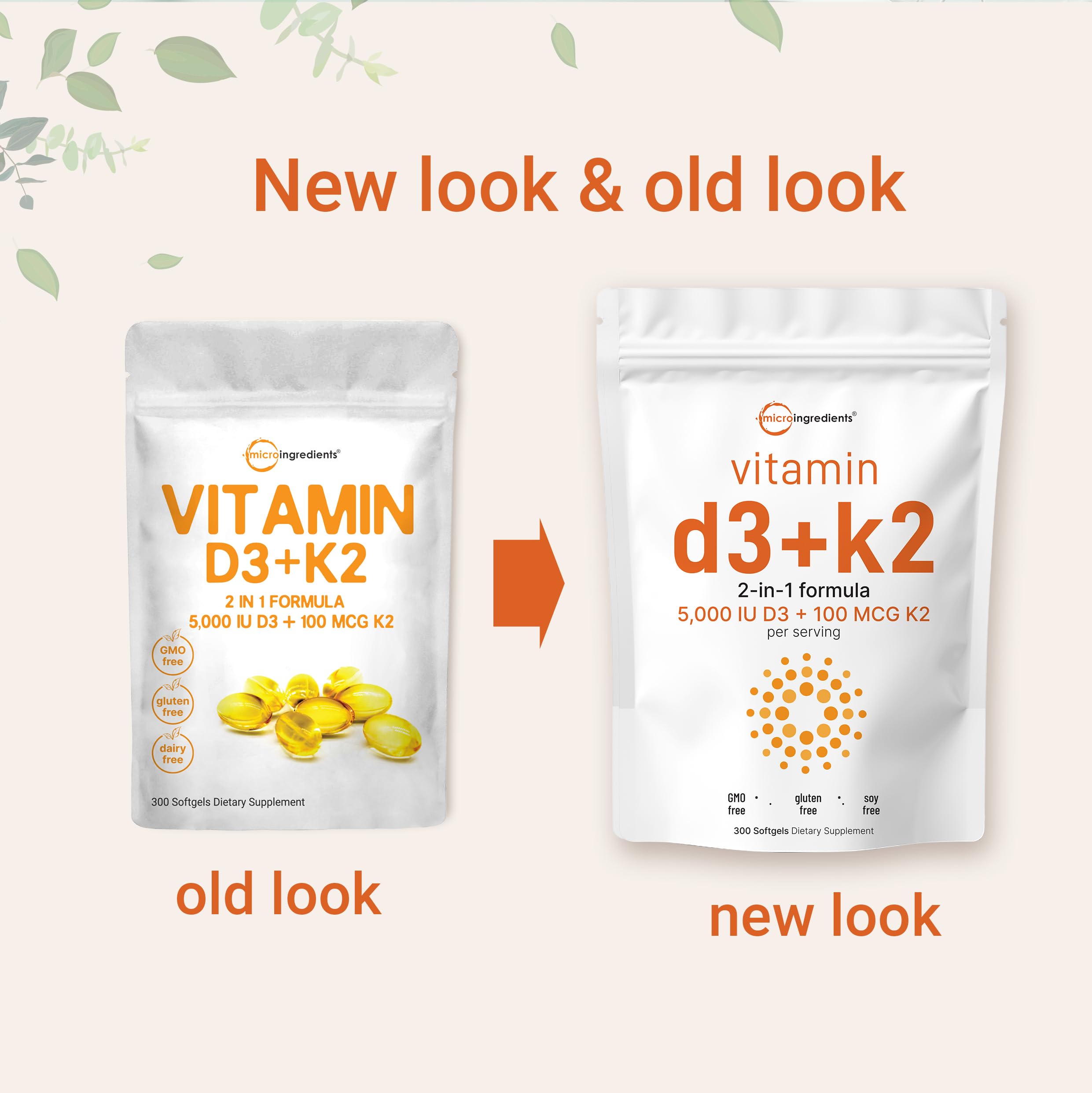 Sunflower oil-based capsules; label highlights no GMOs.
