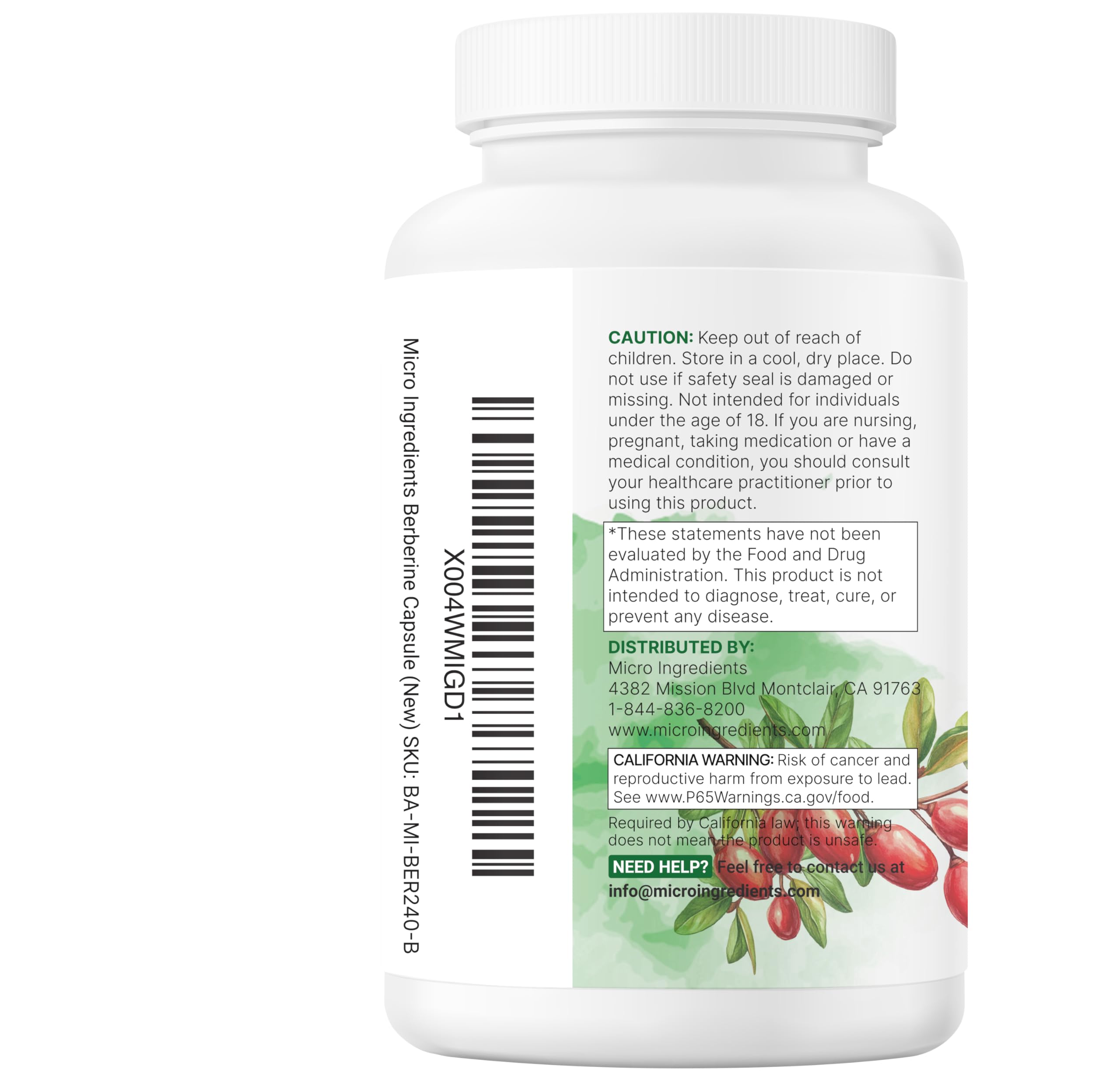 Micro Ingredients non-GMO seal close-up reinforces trusted quality and safety