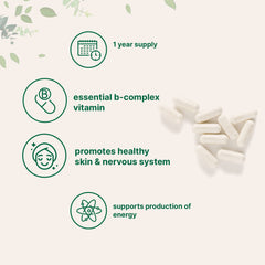 Micro Ingredients Pantothenic Acid bottle opened revealing capsules for easy daily use.