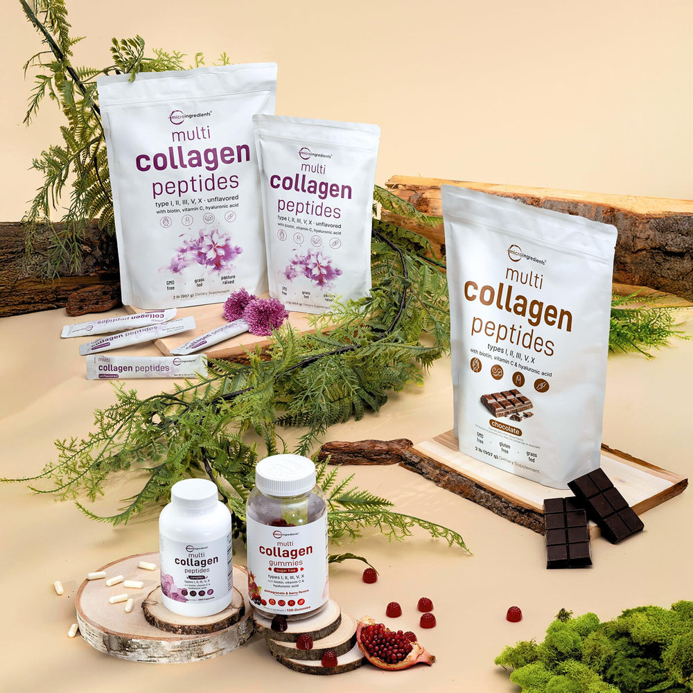 Pasture-raised sources collage indicates high-quality protein origins.