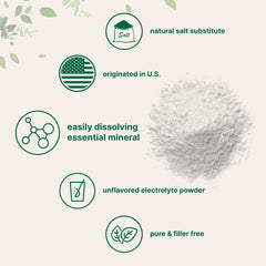 Micro Ingredients potassium chloride powder dissolving easily in water.