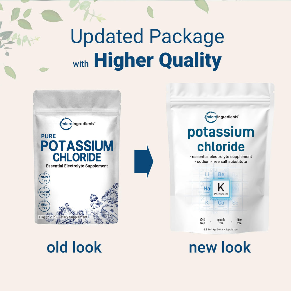 Micro Ingredients potassium chloride powder added to a shake for hydration.