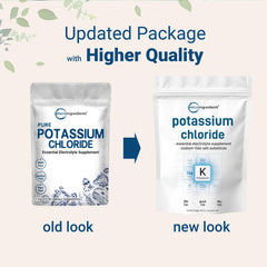 Micro Ingredients potassium chloride powder added to a shake for hydration.